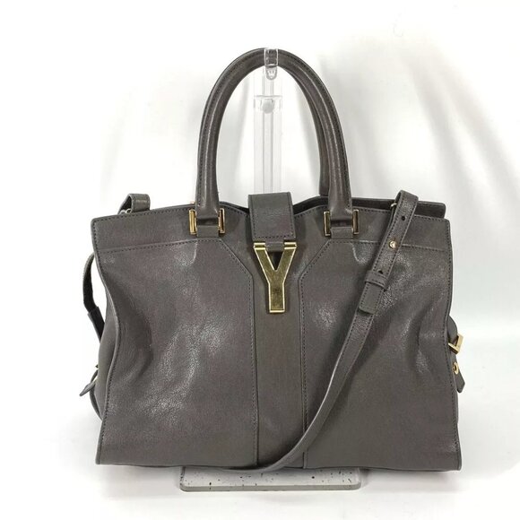 YVES SAINT LAURENT Cavas chic Tote Bag 2WAY Bag Shoulder Bag Hand Bag - Picture 1 of 14